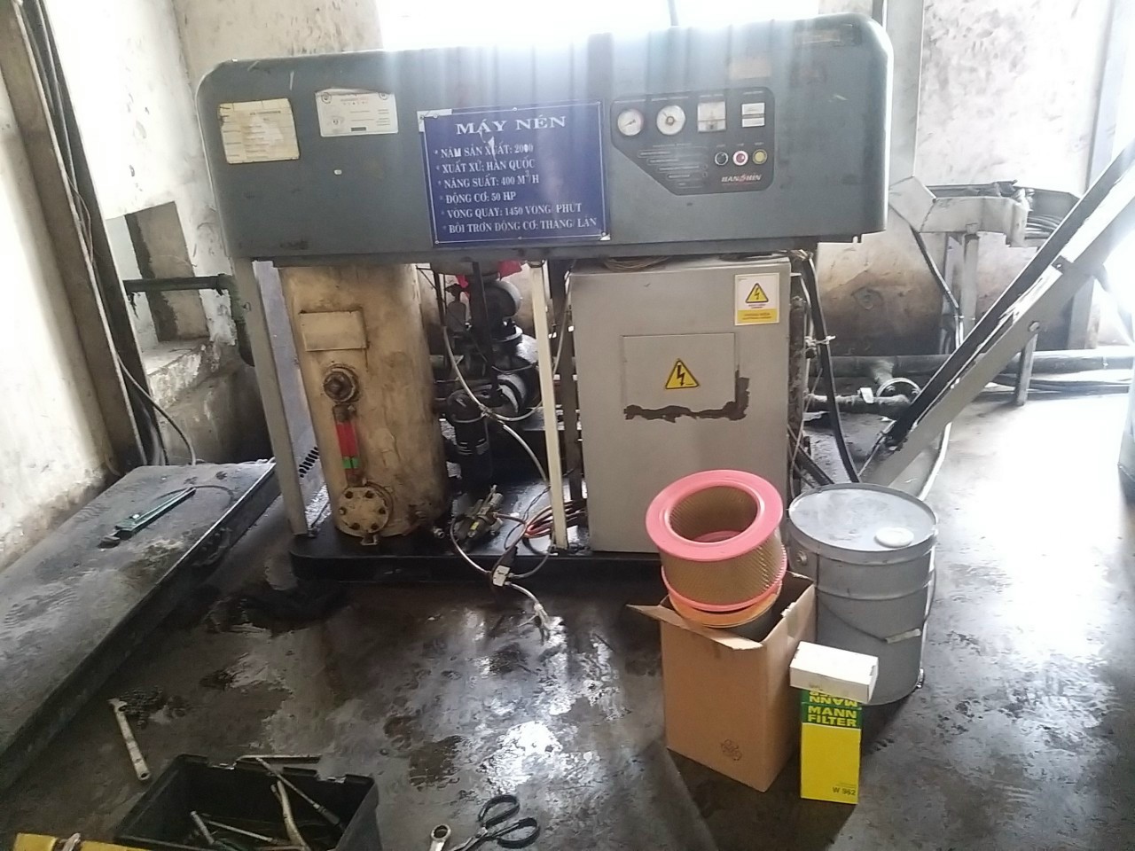 Sửa máy nén khí ở Long Thành